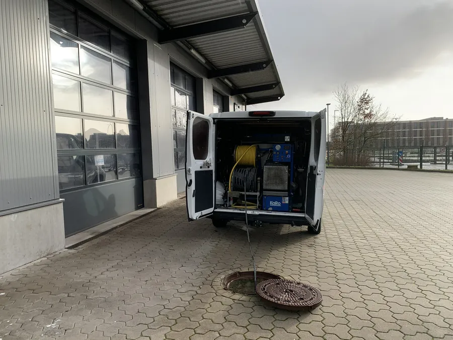 Spülfahrzeug von ABBAS für die Kanalreinigung im Einsatz in Ostfriesland